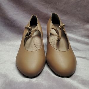 Capezio | Tan Heels with Strap